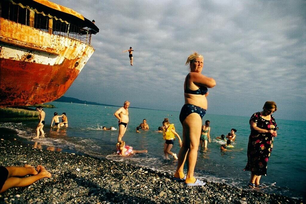Sukhumi Beach, Abkhazia. 2005. Jonas Bendiksen.